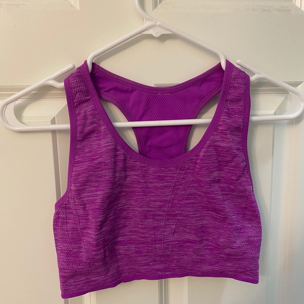 Reversible sports bra